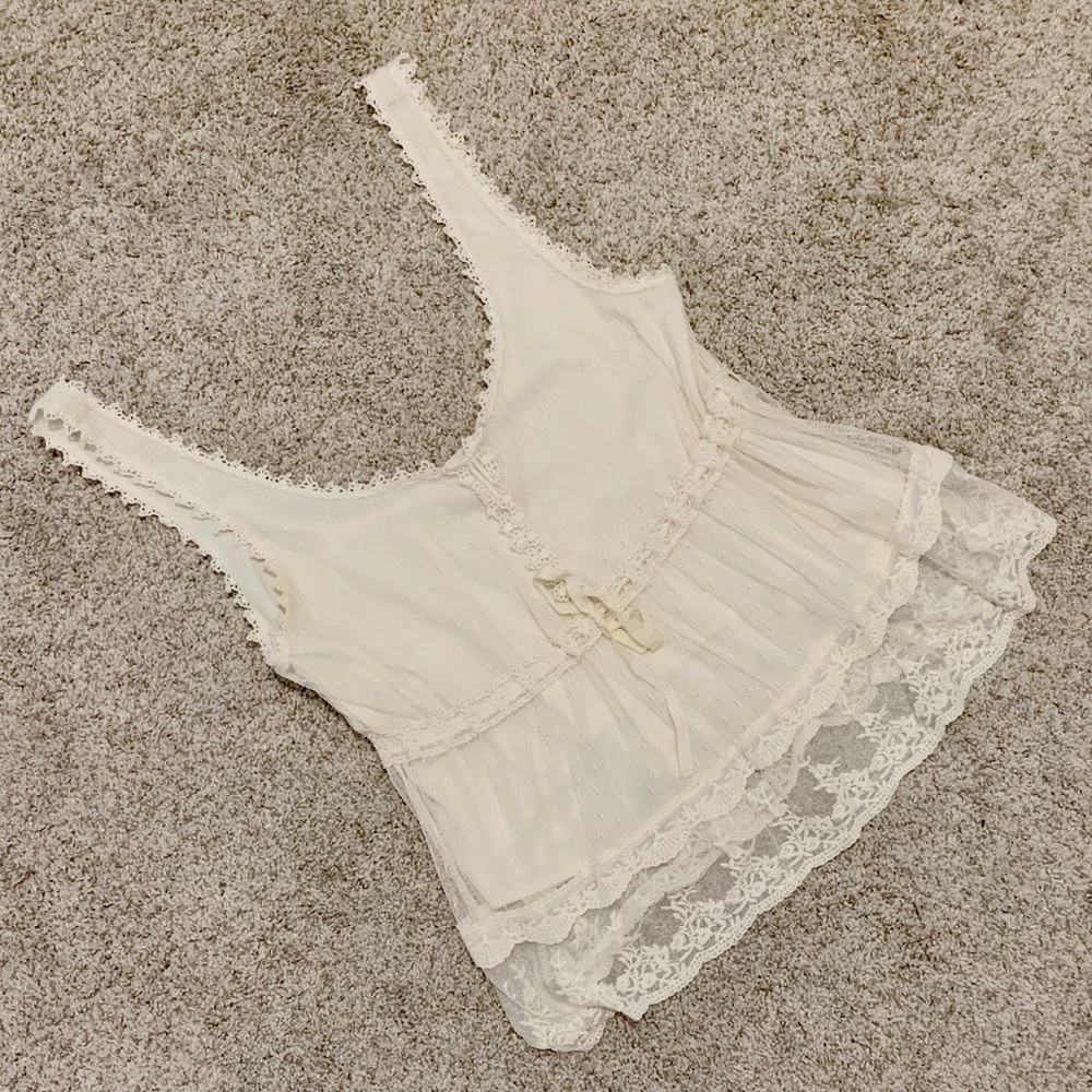 Lace Detailed Top